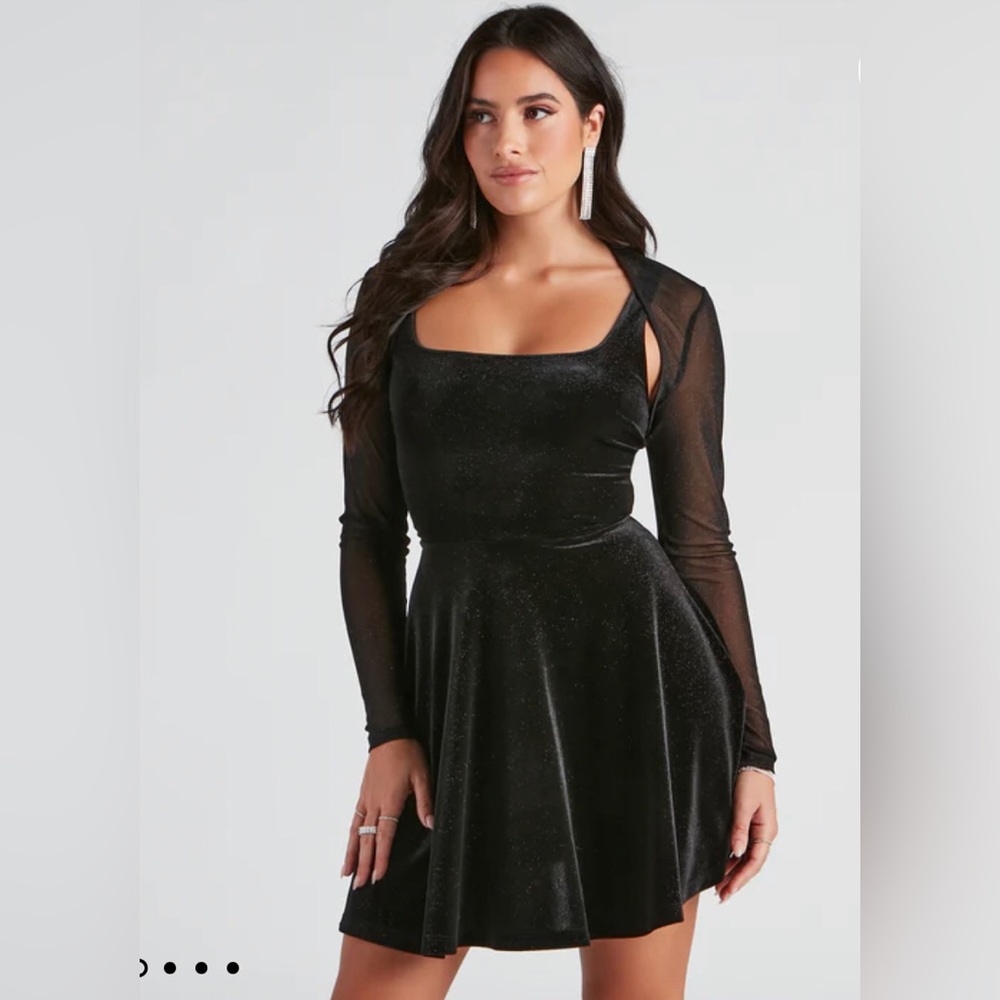 Windsor - Black Sparkly Mesh Bolero